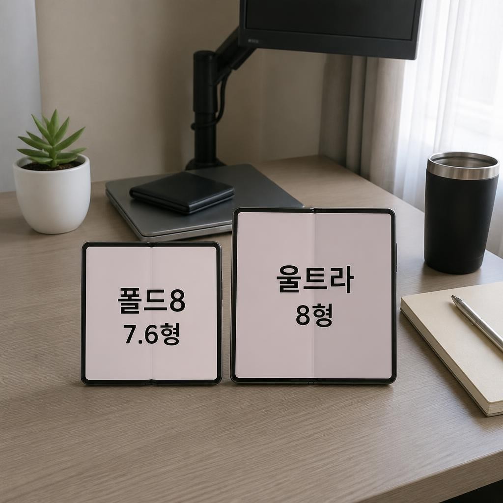 폴드8과 울트라 30만원 차이는 어디서 나나