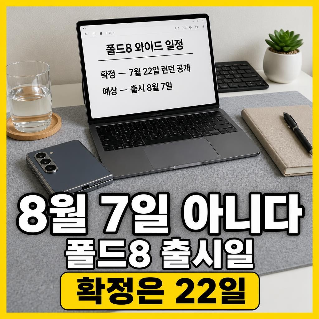 갤럭시 폴드8 와이드 출시일 썸네일