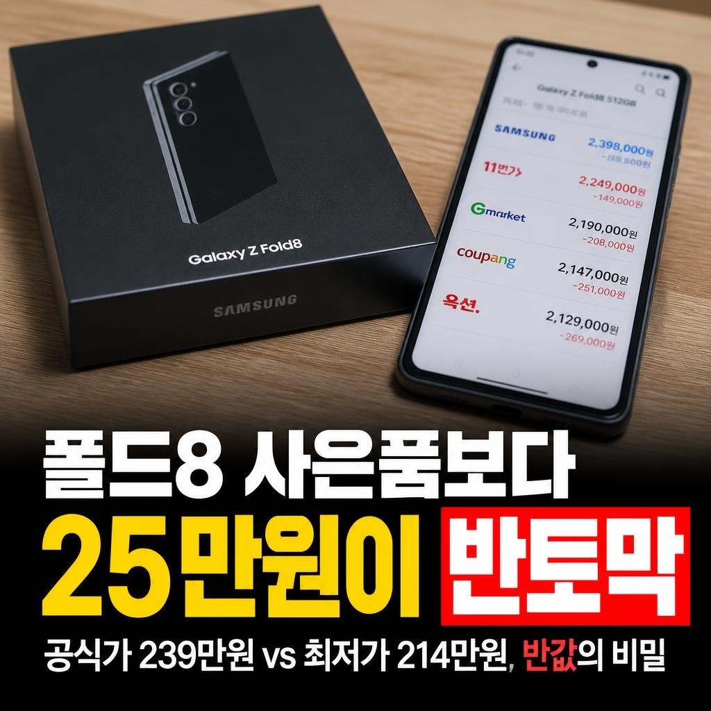 갤럭시 폴드8 사전예약 사은품, 매년 주던 25만원짜리가 반으로 잘린다
