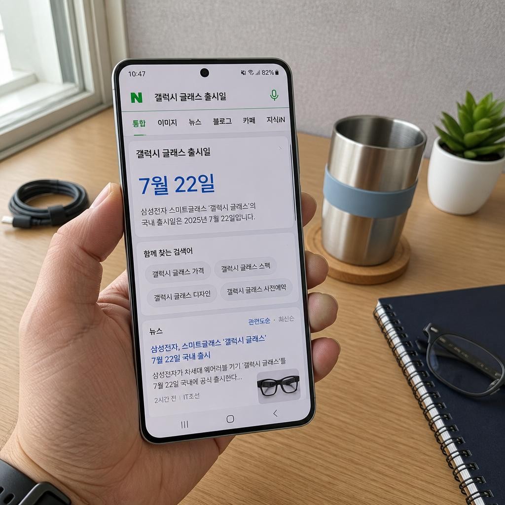 갤럭시 글래스 출시일부터 짚으면, 7월 22일은 사는 날이 아니다