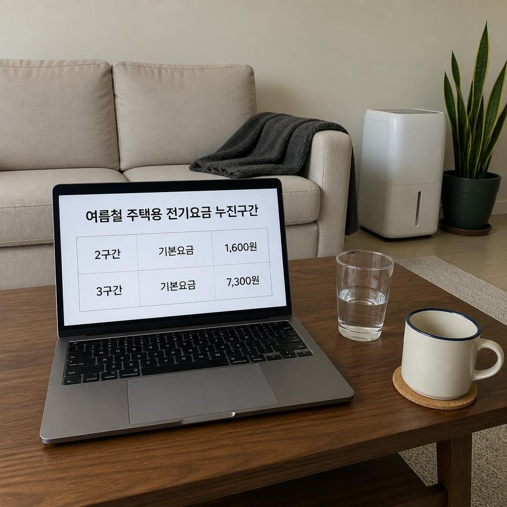 진짜 폭탄은 우리집 사용량이 누진 경계를 넘을 때 터진다
