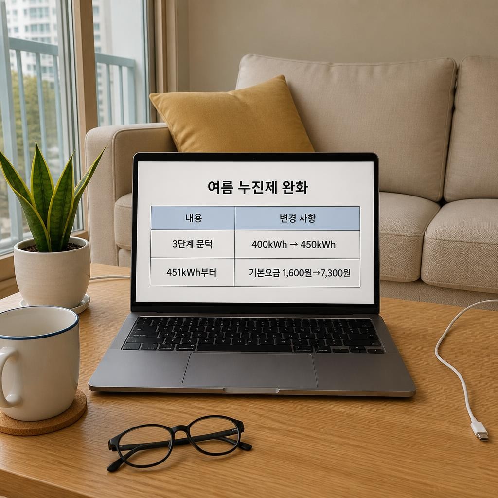 헷갈리는 누진제 완화는 캐시백이랑 다른 제도다