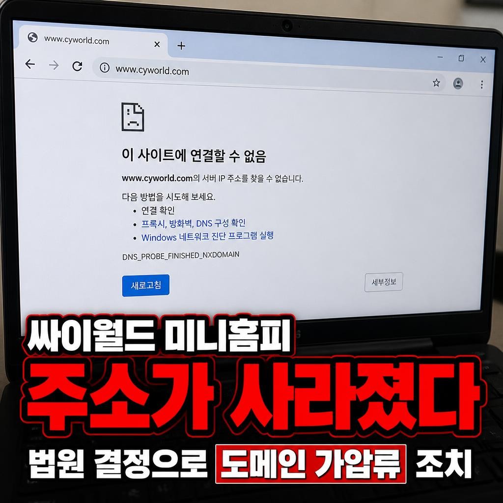 싸이월드 미니홈피 접속 방법 썸네일