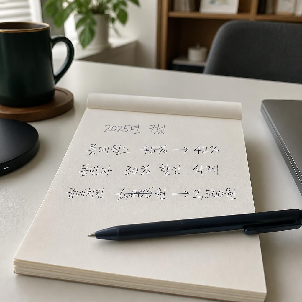 2025년에 조용히 깎인 것들이 있다