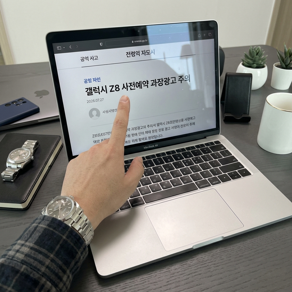 사전 판매 하루 전에 나온 주의보
