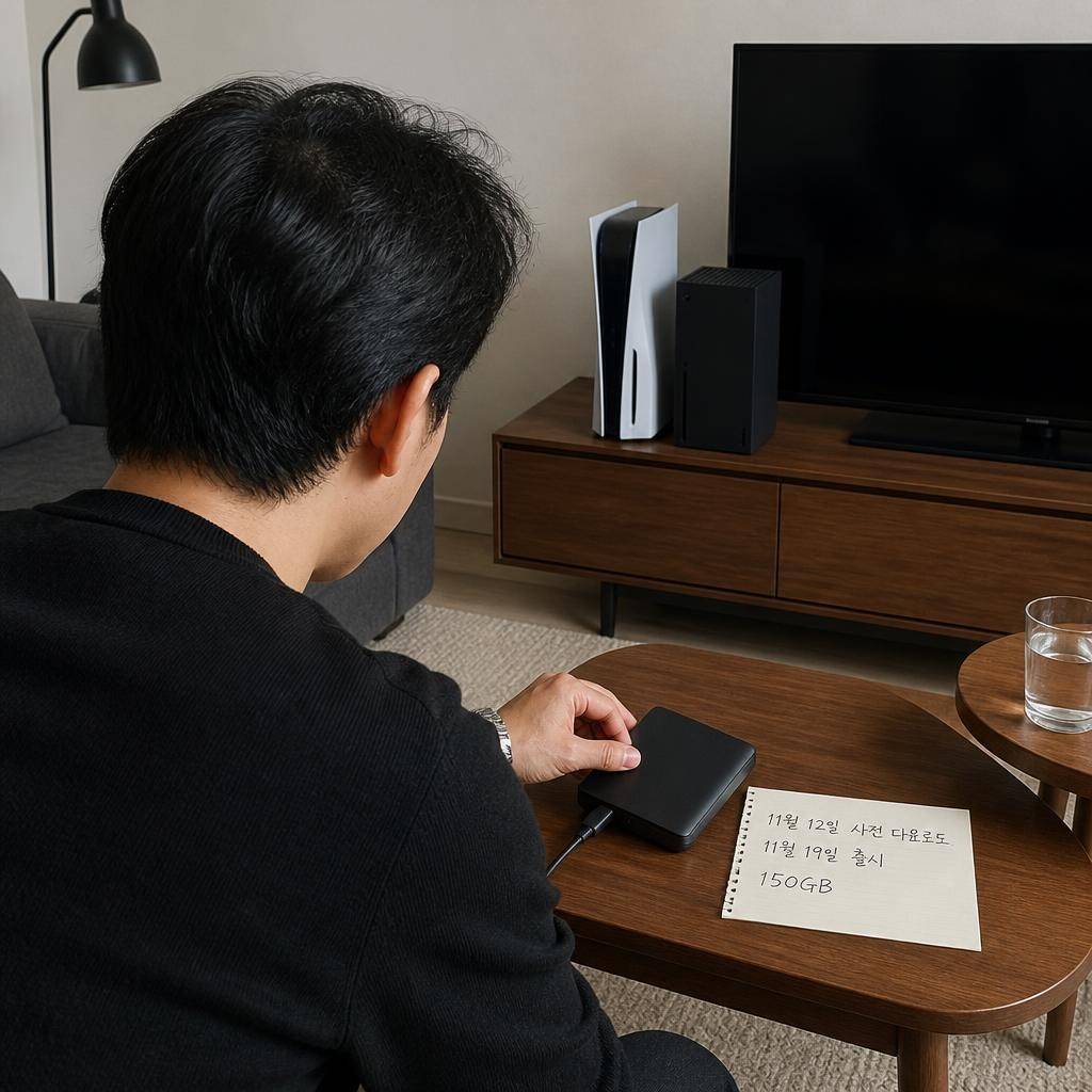 11월 12일 사전 다운로드 전에 150GB 비우기