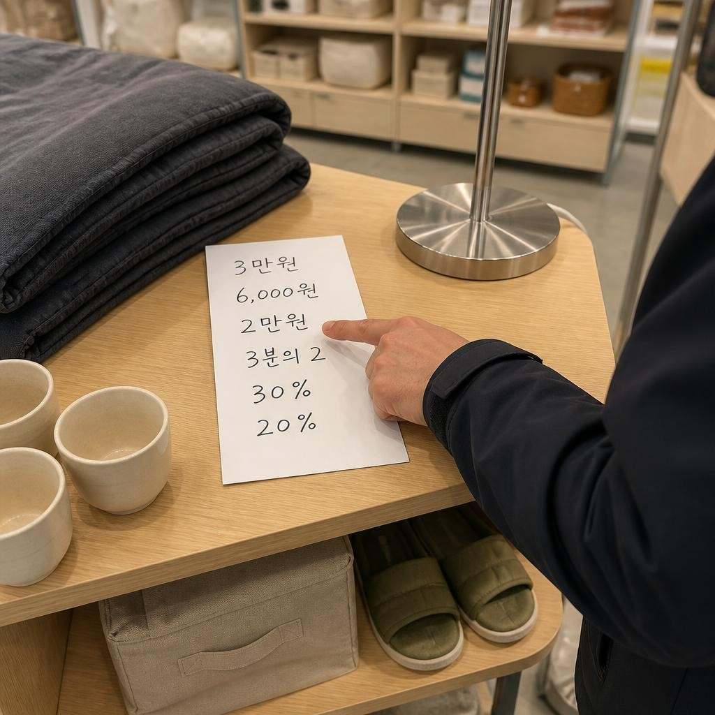 2만원 넘는 단품 하나면 30% 쿠폰