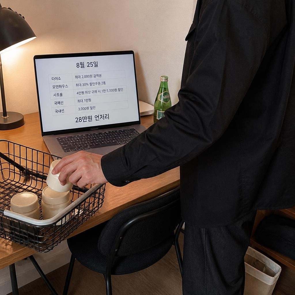 같은 날 다이소·모던하우스·사조몰도 같이 열린다