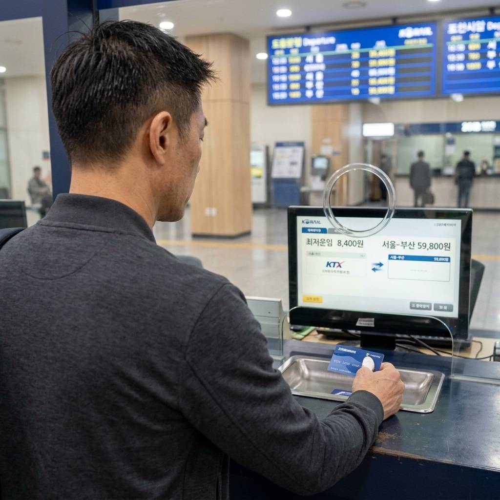 ktx 교통카드로 결제하는 방법은 역 창구에 있다