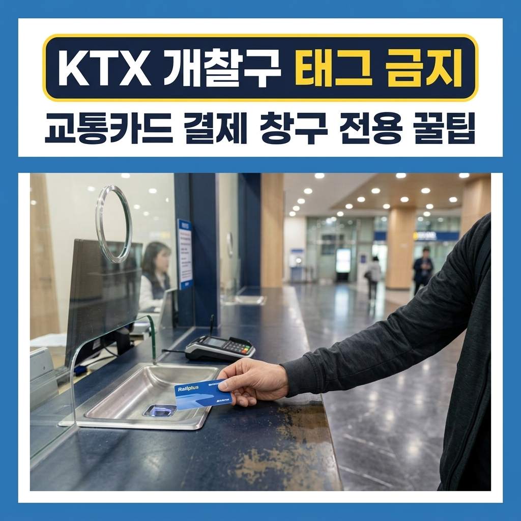 ktx 교통카드 결제 방법, 개찰구 대신 창구로 가는 꿀팁
