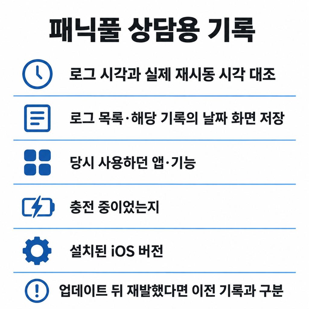 패닉풀은 개수보다 발생 시각과 상황이 중요하다