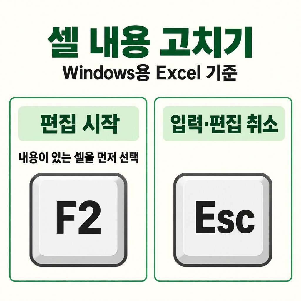 복사·저장부터 셀 내용 고치기까지