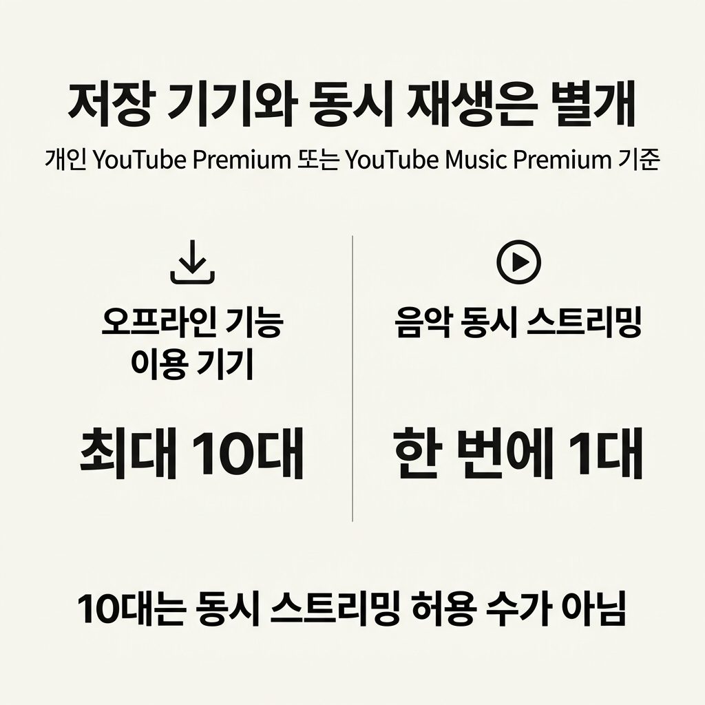 저장 기기 10대와 동시 재생은 다르다