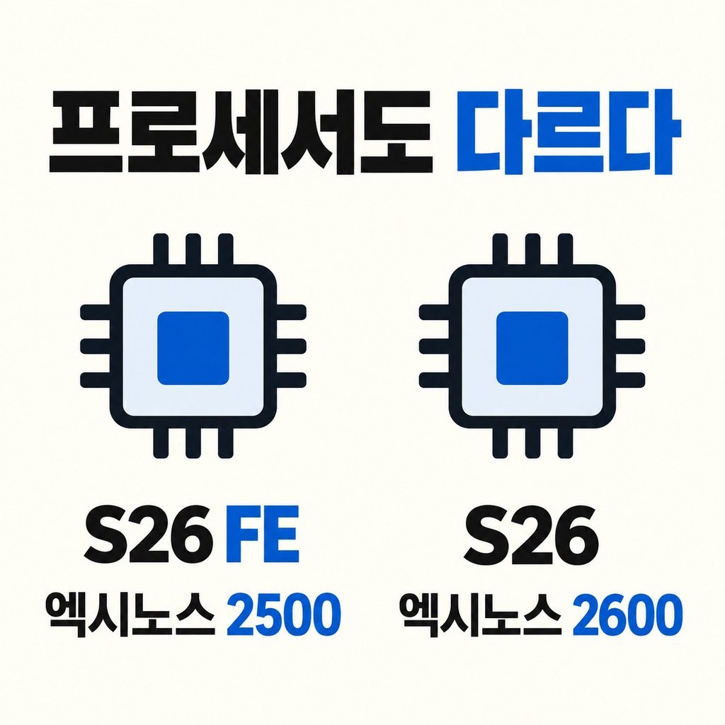 FE는 S26의 화면만 키운 제품이 아니다