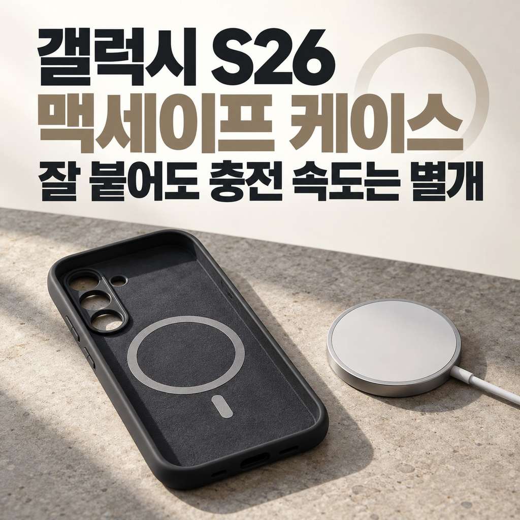 갤럭시 s26 케이스 맥세이프, 자석 부착과 충전 속도는 따로 보자