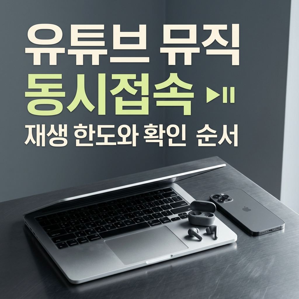 유튜브 뮤직 동시접속 썸네일