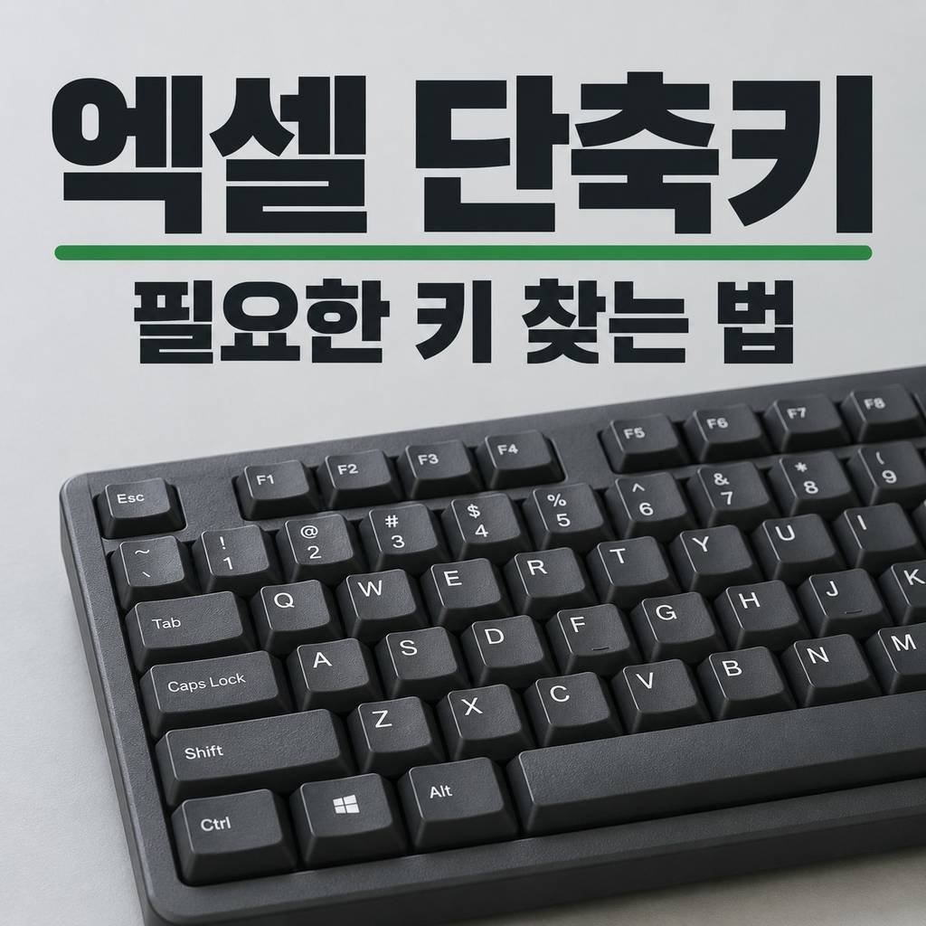 엑셀 단축기 보는법 썸네일