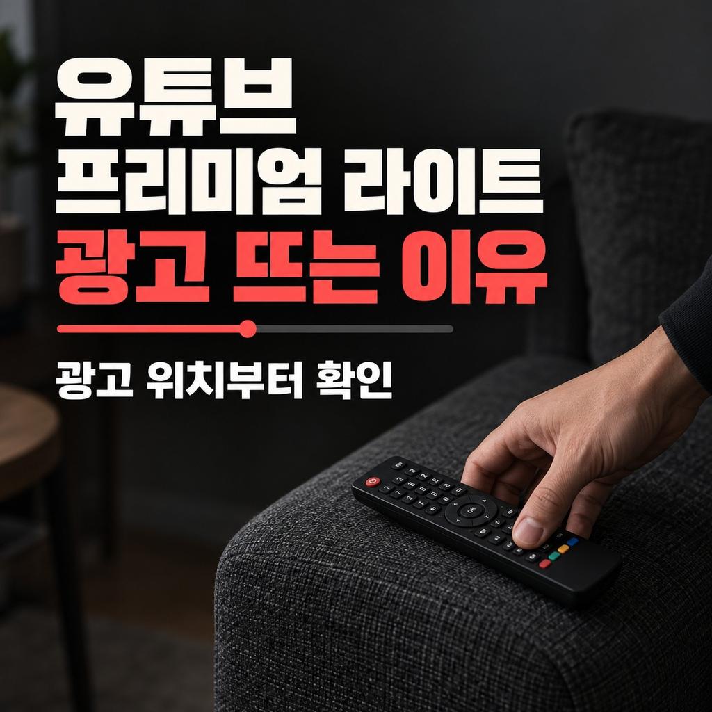 유튜브 프리미엄 라이트 광고 뜨는 이유 썸네일