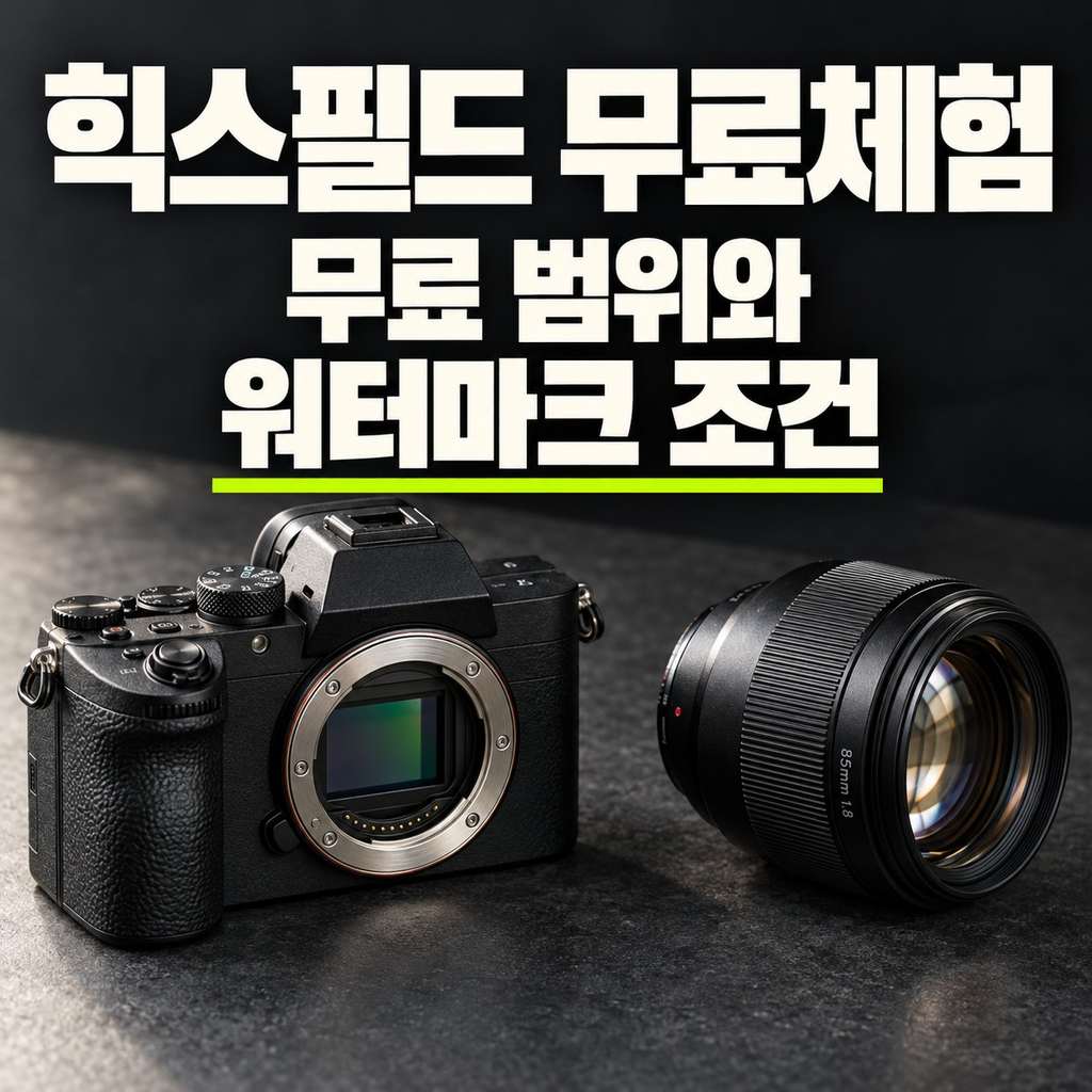 힉스필드 무료체험, 무료로 쓸 수 있는 기능과 워터마크 조건